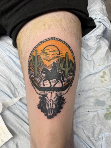 Tattoo work by Mac